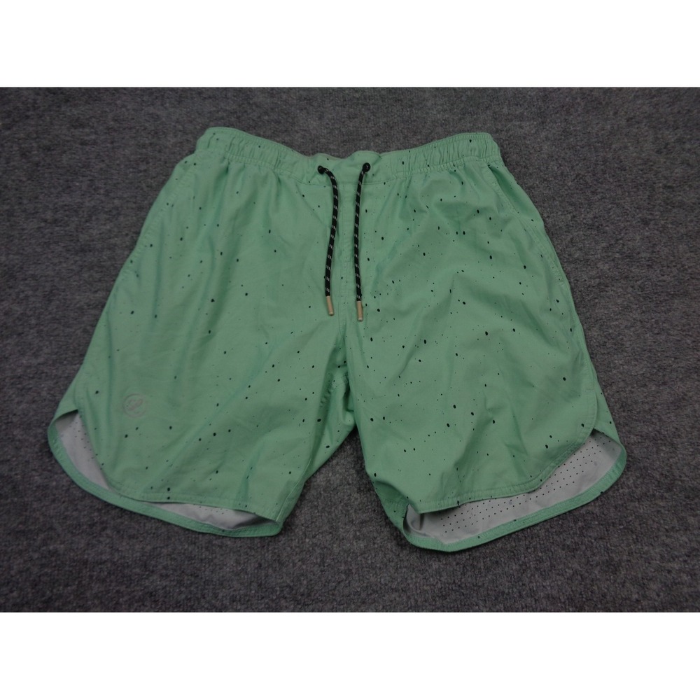 Legends Luka Shorts Mens Large 7" Green Lined Athletic Training Gym Running